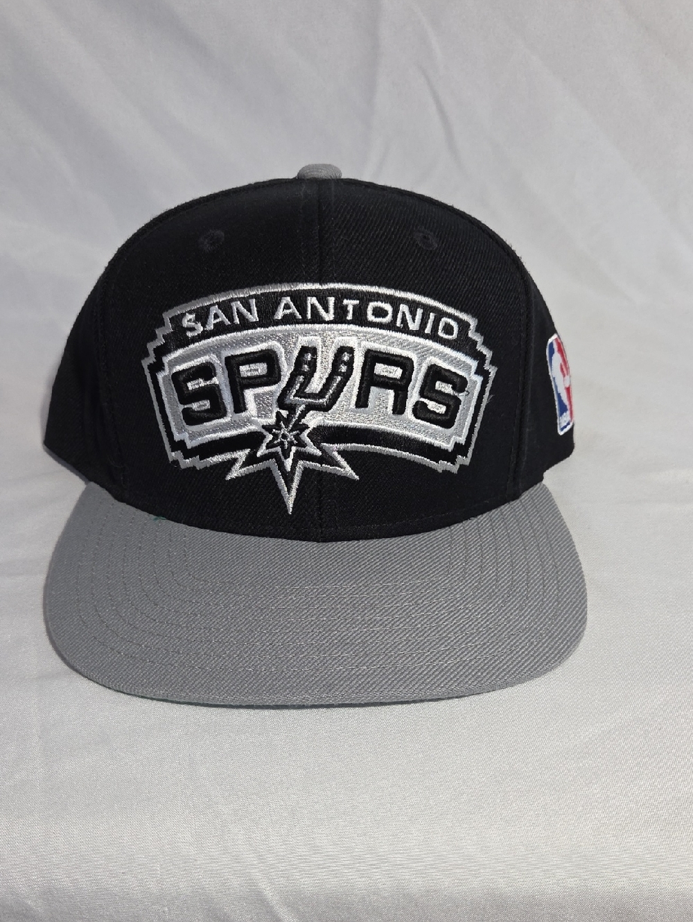 Mitchell & Ness Black and Gray Embroidered NBA Snapback